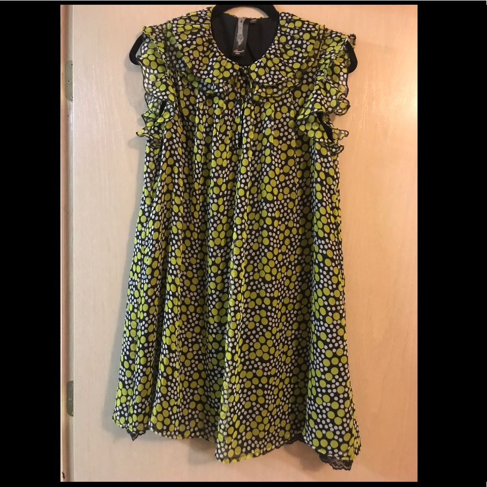 Peter Pan collar summer mini dress